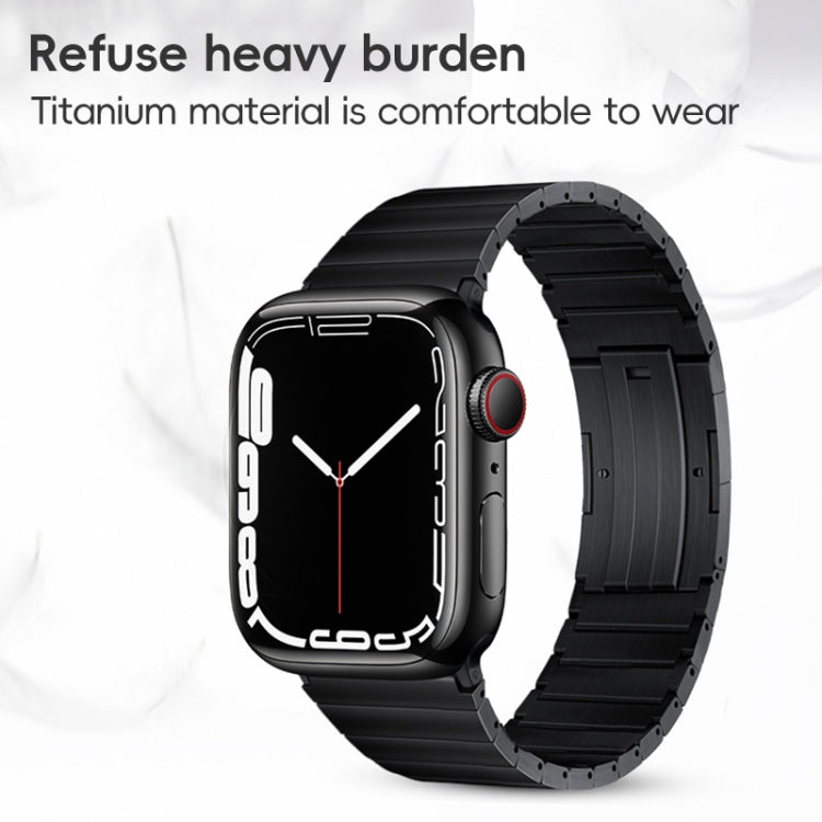 For Apple Watch 42mm PG60 Single Bead Bamboo Joint Titanium Metal Watch Band(Silver) - free shipping - PMC TechLife - Order now!