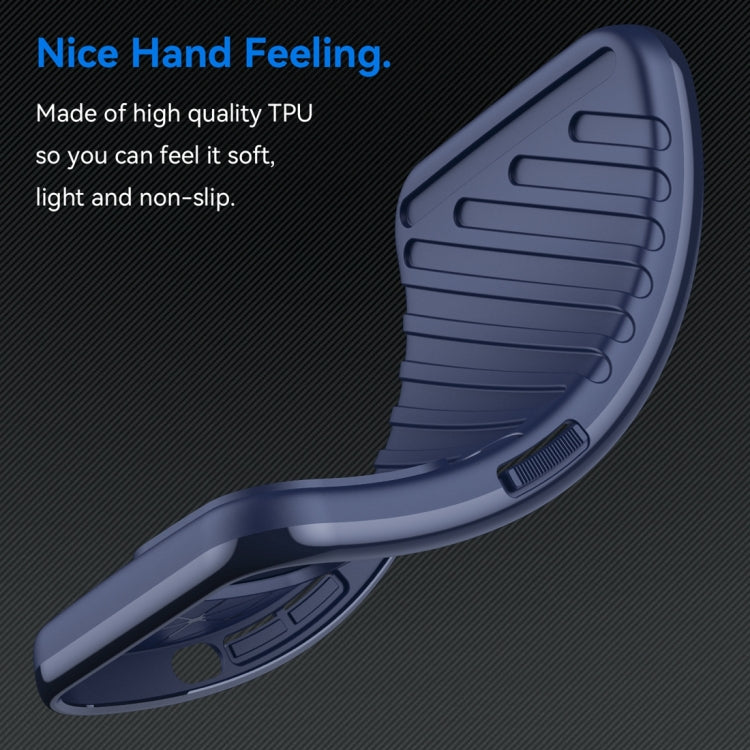 For iPhone 16 Plus Thunderbolt Shockproof Soft TPU Phone Case(Blue) - iPhone 16 Plus Cases by PMC TechLife | Online Shopping South Africa | PMC TechLife | Buy Now Pay Later Mobicred