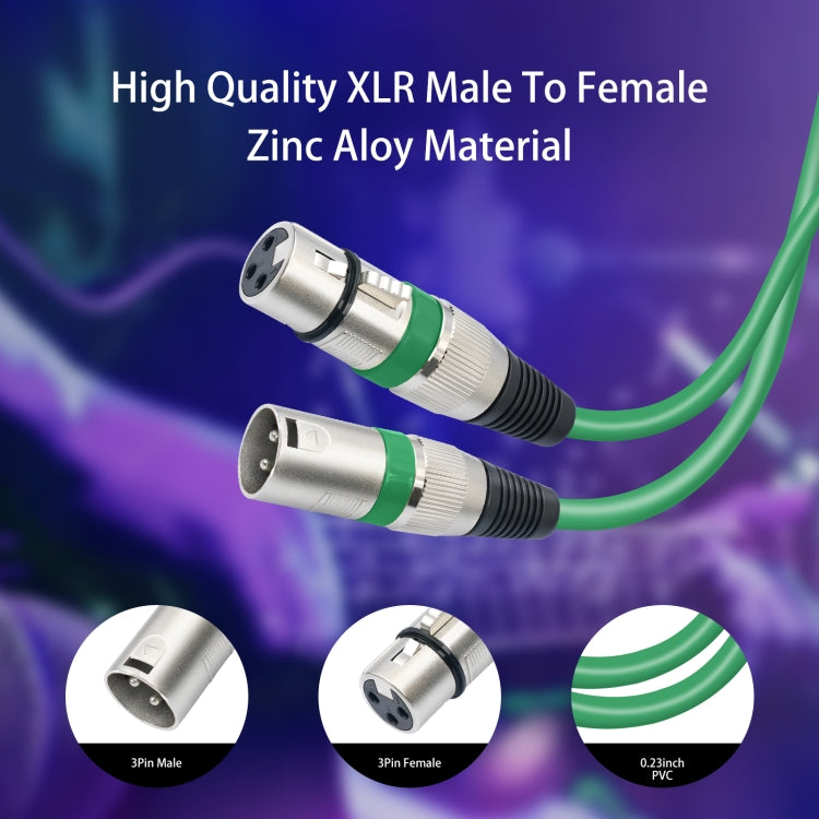 10pcs / Set XLR 3pin Male to Female Audio Cable, Length: 1m - Microphone Audio Cable & Connector by PMC TechLife | Online Shopping South Africa | PMC TechLife | Buy Now Pay Later Mobicred