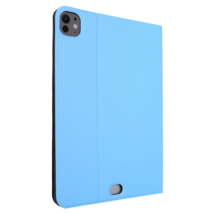 For iPad Pro 13 2024 Stretch Voltage Plain Leather Smart Tablet Case(Light Blue) - iPad Pro 13 2024 Cases by PMC TechLife | Online Shopping South Africa | PMC TechLife | Buy Now Pay Later Mobicred