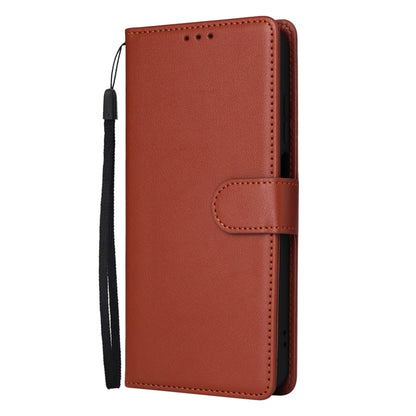 For Realme C33 Multifunctional Horizontal Flip Leather Phone Case with Three Card Slot(Brown) - Realme Cases by PMC Jewellery | Online Shopping South Africa | PMC Jewellery | Buy Now Pay Later Mobicred