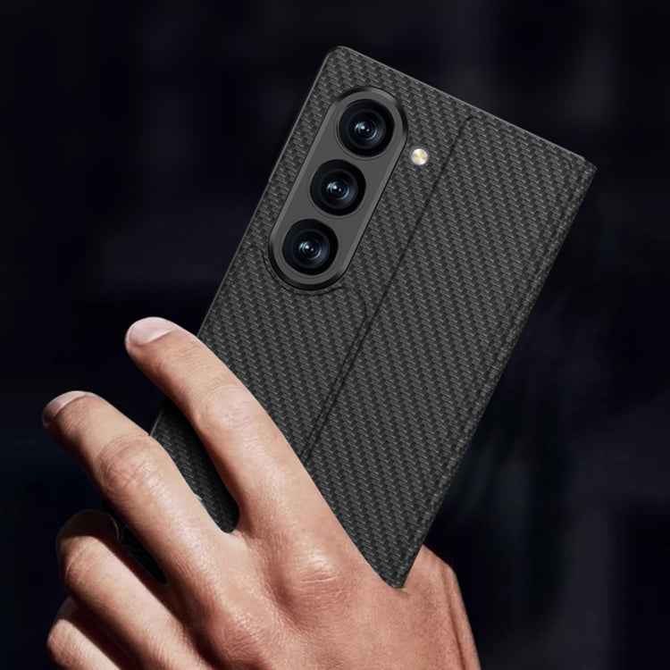 For Samsung Galaxy Z Fold6 GKK Integrated Flip Leather Phone Case(Black) - free shipping - PMC Jewellery - Order now!