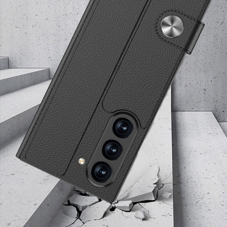 For Samsung Galaxy Z Fold6 GKK Integrated Flip Leather Phone Case(Titanium Grey) - free shipping - PMC Jewellery - Order now!
