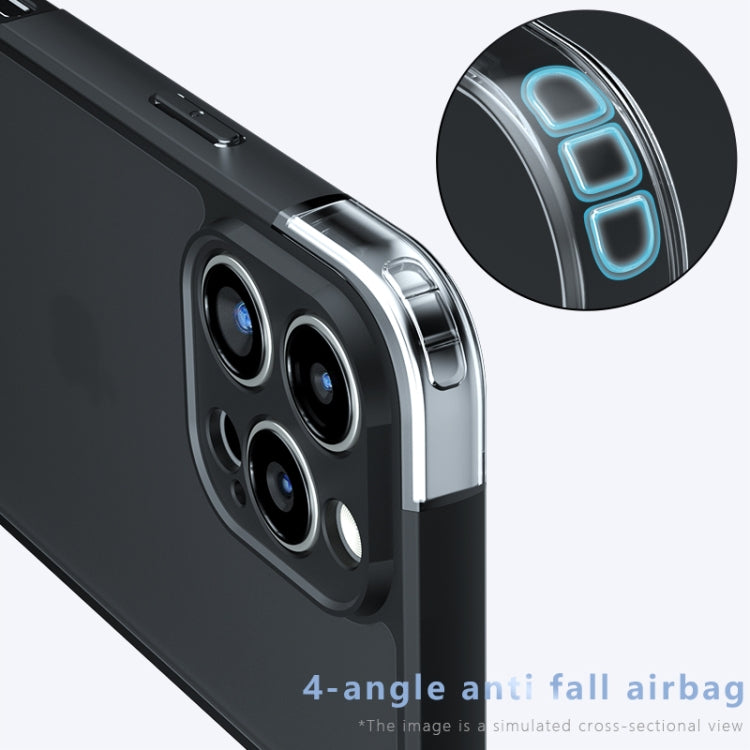 For iPhone 16 Pro Armor Precise Hole PC Hybrid TPU Phone Case(Transparent) - iPhone 16 Pro Cases by PMC TechLife | Online Shopping South Africa | PMC TechLife | Buy Now Pay Later Mobicred