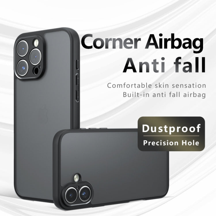 For iPhone 16 Pro Max Armor Precise Hole PC Hybrid TPU Phone Case(Transparent) - iPhone 16 Pro Max Cases by PMC TechLife | Online Shopping South Africa | PMC TechLife | Buy Now Pay Later Mobicred