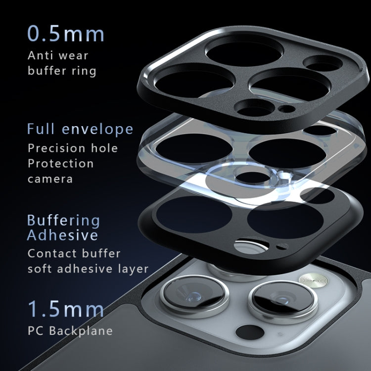 For iPhone 16 Pro Max Armor Precise Hole PC Hybrid TPU Phone Case(Transparent) - iPhone 16 Pro Max Cases by PMC TechLife | Online Shopping South Africa | PMC TechLife | Buy Now Pay Later Mobicred