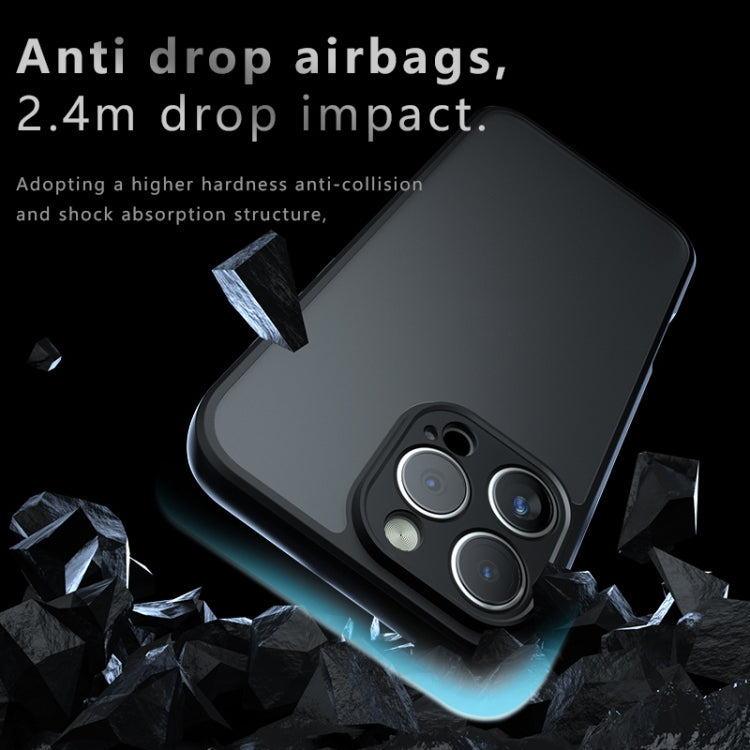 For iPhone 16 Pro Max Armor Precise Hole PC Hybrid TPU Phone Case(Transparent) - iPhone 16 Pro Max Cases by PMC TechLife | Online Shopping South Africa | PMC TechLife | Buy Now Pay Later Mobicred