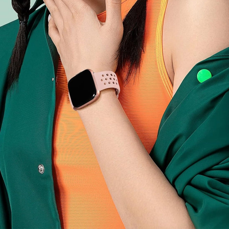 For Fitbit Versa 2 Breathable Silicone Watch Band, Size: Small(Blue) - free shipping - PMc TechLife - Order now!
