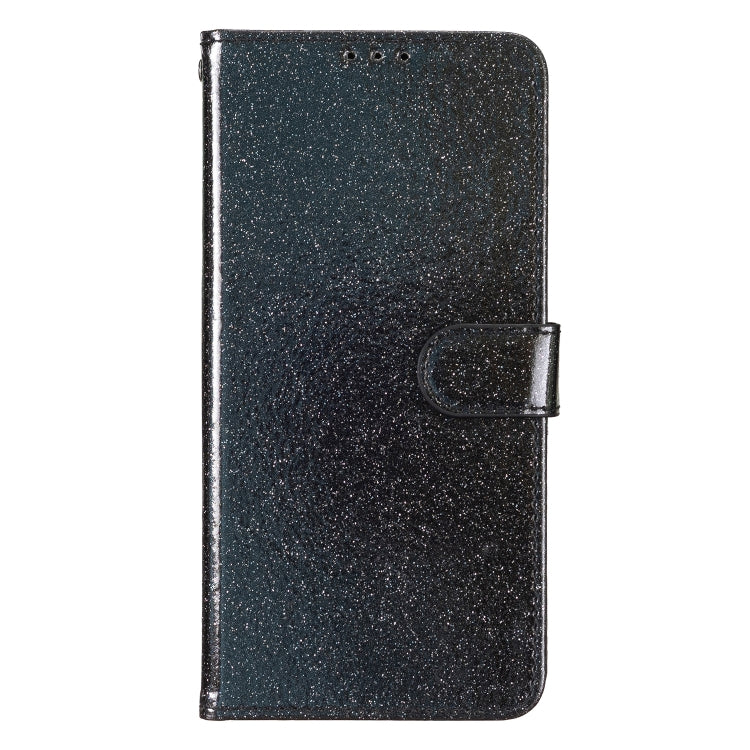 For iPhone 16 Pro Max Glitter Powder Flip Leather Phone Case(Black) - iPhone 16 Pro Max Cases by PMC TechLife | Online Shopping South Africa | PMC TechLife | Buy Now Pay Later Mobicred