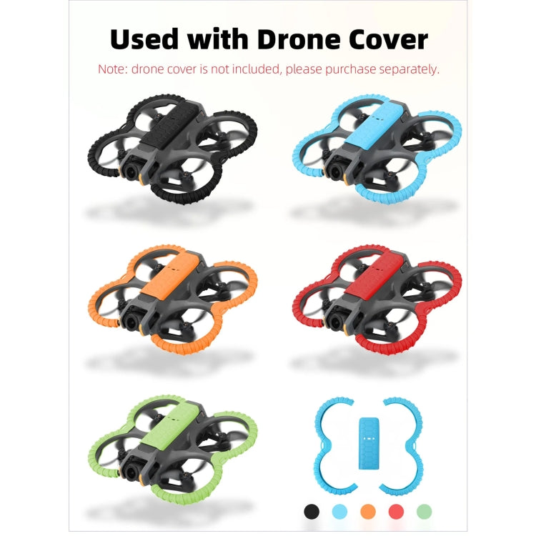 For DJI Avata 2 Sunnylife Drone Anti-Collision Protective Cover Propeller Ring Stripes(Red) - Other by Sunnylife | Online Shopping South Africa | PMC TechLife | Buy Now Pay Later Mobicred