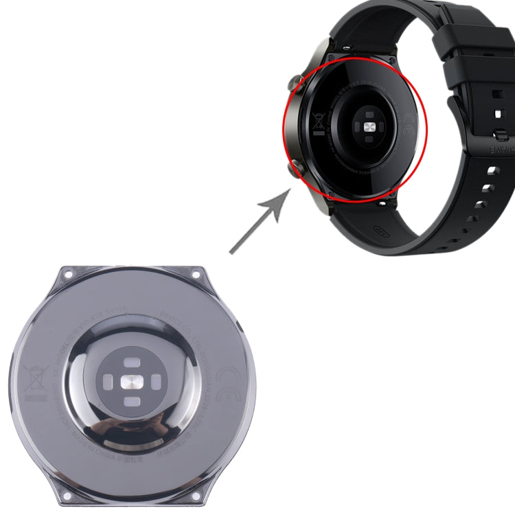 For Huawei Watch GT 2 Pro VID-B19 Original Back Cover Full Assembly(Black) - For Huawei by PMC Jewellery | Online Shopping South Africa | PMC Jewellery | Buy Now Pay Later Mobicred