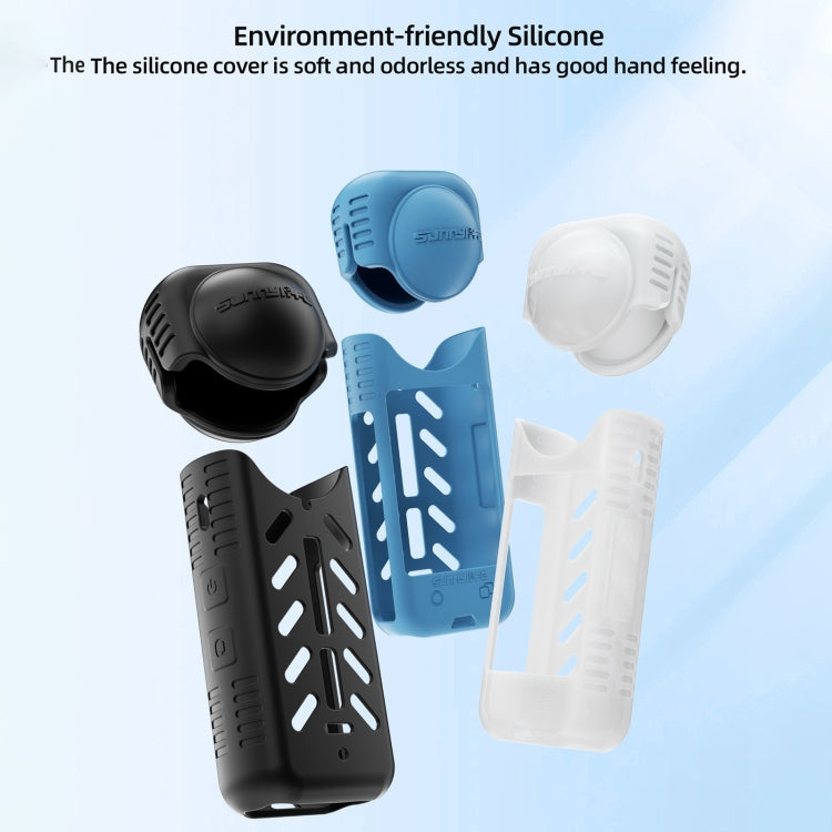 For Insta360 X4 / X5 Sunnylife Silicone Shockproof Case Lens Cover(Blue) - Case & Bags by Sunnylife | Online Shopping South Africa | PMC TechLife | Buy Now Pay Later Mobicred