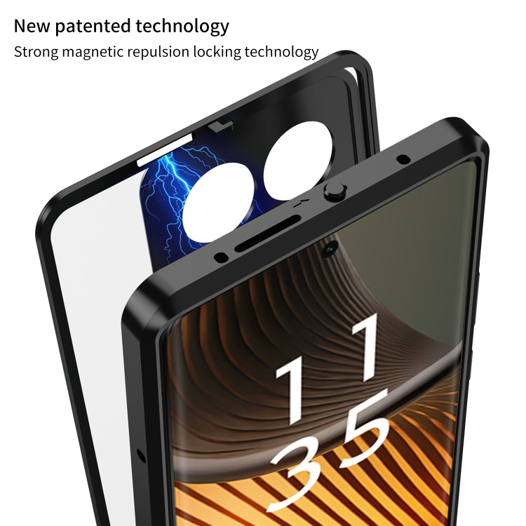 For Motorola Moto X40 Snap Buckle Metal Frame Frosted Phone Case(Blue) - Motorola Cases by PMC TechLife | Online Shopping South Africa | PMC TechLife | Buy Now Pay Later Mobicred