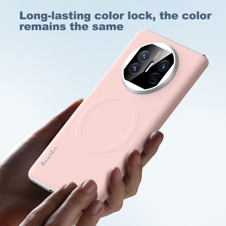 For Huawei Mate X5 SULADA Skin Feel Liquid Leather Shockproof Phone Case(Purple) - free shipping - PMC TechLife - Order now!
