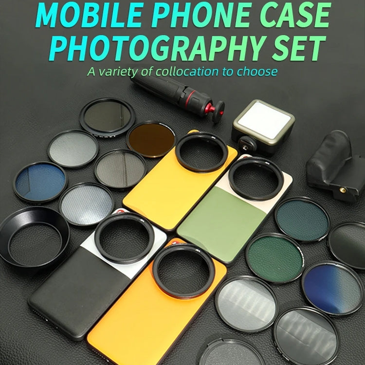 For Xiaomi 14 Ultra JSR Phone Case with Filter Adapter Ring & Storage Box(Yellow) - 14 Ultra Cases by JSR | Online Shopping South Africa | PMC Jewellery | Buy Now Pay Later Mobicred