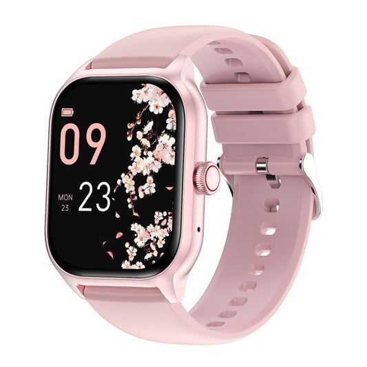 LEMFO LT10 2.01 inch TFT Screen Smart Watch Supports Bluetooth Call / Health Monitoring, Silicone Strap(Pink) - Smart Watches by LEMFO | Online Shopping South Africa | PMC Jewellery | Buy Now Pay Later Mobicred