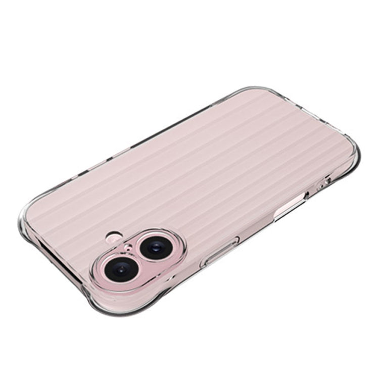 For iPhone 16 Water Ripple Fine Hole TPU Phone Case(Pink) - iPhone 16 Cases by PMC Jewellery | Online Shopping South Africa | PMC Jewellery | Buy Now Pay Later Mobicred