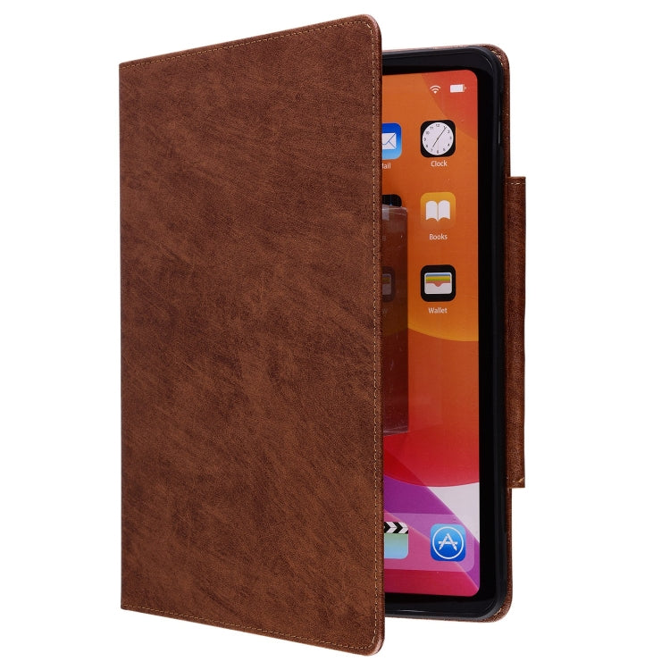 For iPad Pro 13 2024 Cat Buckle Leather Smart Tablet Case(Brown) - iPad Pro 13 2024 Cases by PMC TechLife | Online Shopping South Africa | PMC TechLife | Buy Now Pay Later Mobicred