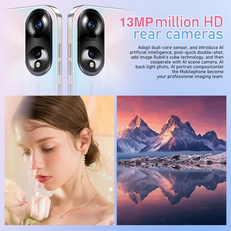 SDT81 / A38, 2GB+16GB, 6.3 inch Screen, Face Identification, Android 10.0 MTK6737 Quad Core, Network: 4G, Dual SIM(White) -  by PMC TechLife | Online Shopping South Africa | PMC TechLife | Buy Now Pay Later Mobicred