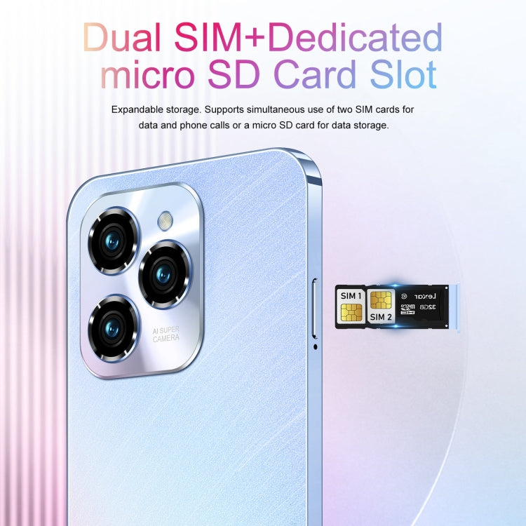 SDT83 / Hot40 Pro, 2GB+16GB, 6.3 inch Screen, Face Identification, Android 10.0 MTK6737 Quad Core, Network: 4G, Dual SIM(Blue) -  by PMC TechLife | Online Shopping South Africa | PMC TechLife | Buy Now Pay Later Mobicred