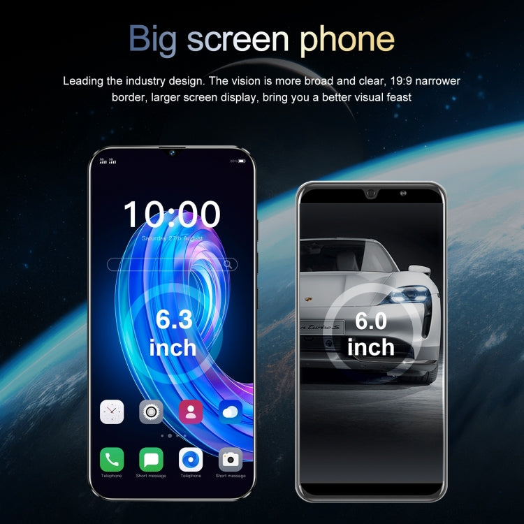 SDT86 / Note30 Pro, 2GB+16GB, 6.3 inch Screen, Face Identification, Android 10.0 MTK6737 Quad Core, Network: 4G, Dual SIM(Black) -  by PMC TechLife | Online Shopping South Africa | PMC TechLife | Buy Now Pay Later Mobicred