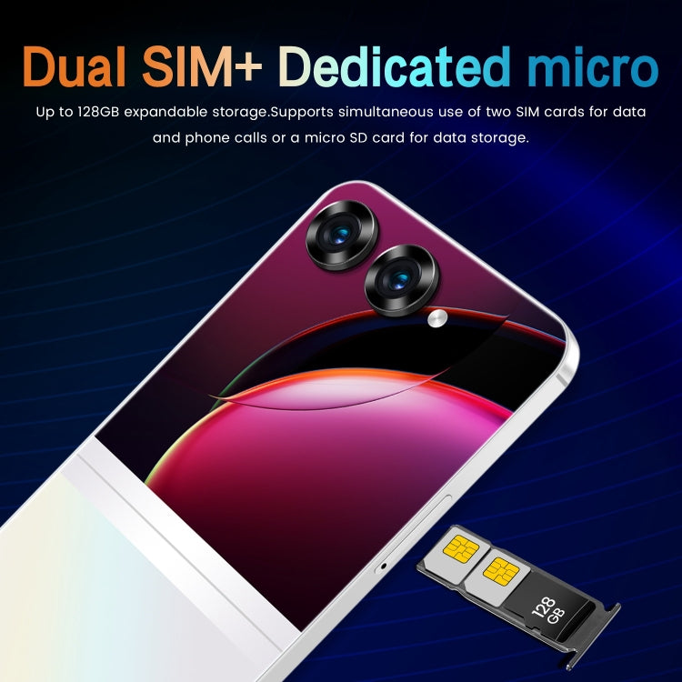 SDT90 / S25 Ultra, 2GB+16GB, 6.3 inch Screen, Face Identification, Android 10.0 MTK6737 Quad Core, Network: 4G, Dual SIM(White) -  by PMC TechLife | Online Shopping South Africa | PMC TechLife | Buy Now Pay Later Mobicred