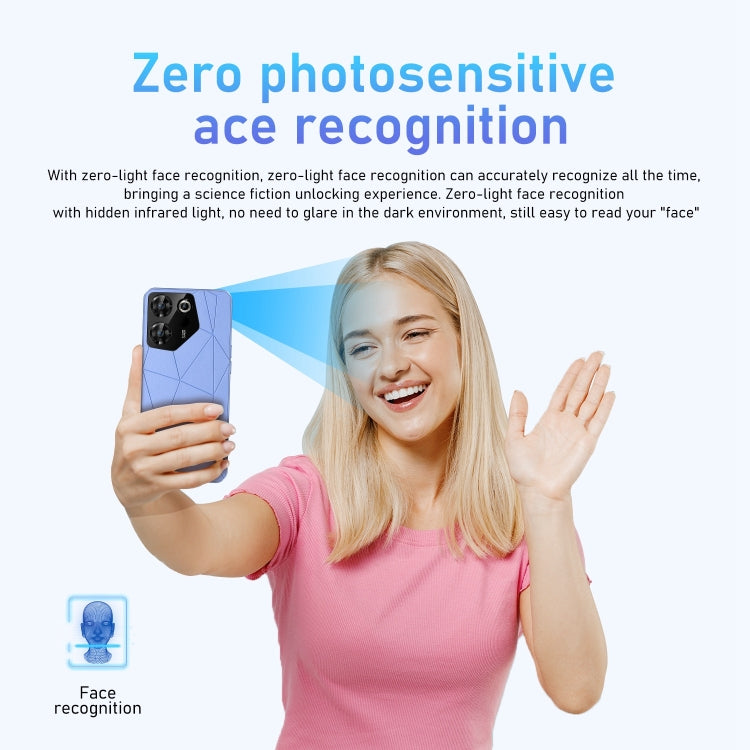 U32 / C20 Pro 5G, 3GB+64GB, 6.6 inch Screen, Face Identification, Android 10.0 MTK6737 Quad Core, Network: 4G, OTG, Dual SIM(Blue) -  by PMC TechLife | Online Shopping South Africa | PMC TechLife | Buy Now Pay Later Mobicred