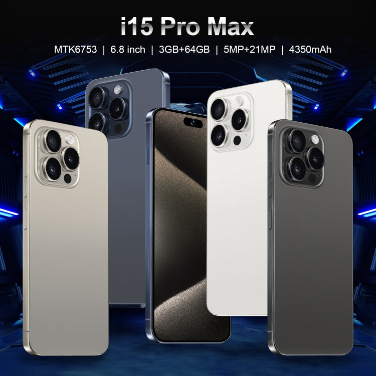 VD1 / i15 Pro Max, 3GB+64GB, 6.8 inch Screen, Face Identification, Android 10.0 MTK6753 Octa Core, Network: 4G, Dual SIM(Black) -  by PMC TechLife | Online Shopping South Africa | PMC TechLife | Buy Now Pay Later Mobicred