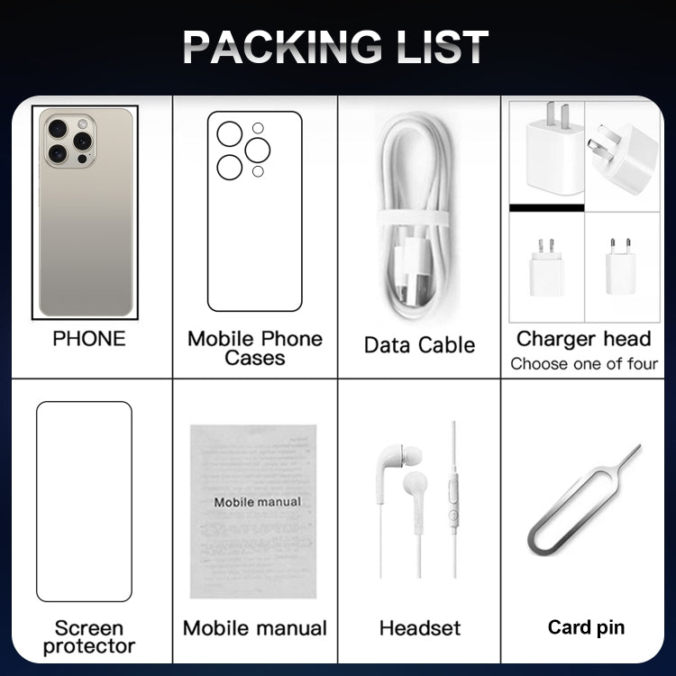 VD1 / i15 Pro Max, 3GB+64GB, 6.8 inch Screen, Face Identification, Android 10.0 MTK6753 Octa Core, Network: 4G, Dual SIM(Gold) -  by PMC TechLife | Online Shopping South Africa | PMC TechLife | Buy Now Pay Later Mobicred