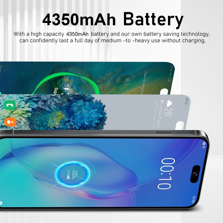 VD1 / i15 Pro Max, 3GB+64GB, 6.8 inch Screen, Face Identification, Android 10.0 MTK6753 Octa Core, Network: 4G, Dual SIM(Blue) -  by PMC TechLife | Online Shopping South Africa | PMC TechLife | Buy Now Pay Later Mobicred