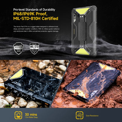 [HK Warehouse] Ulefone Armor Pad 3 Pro Rugged Tablet PC, 8GB+256GB, 10.36 inch Android 13 MediaTek MT8788 Octa Core 4G Network, EU Plug(Black) - Other by Ulefone | Online Shopping South Africa | PMC Jewellery | Buy Now Pay Later Mobicred