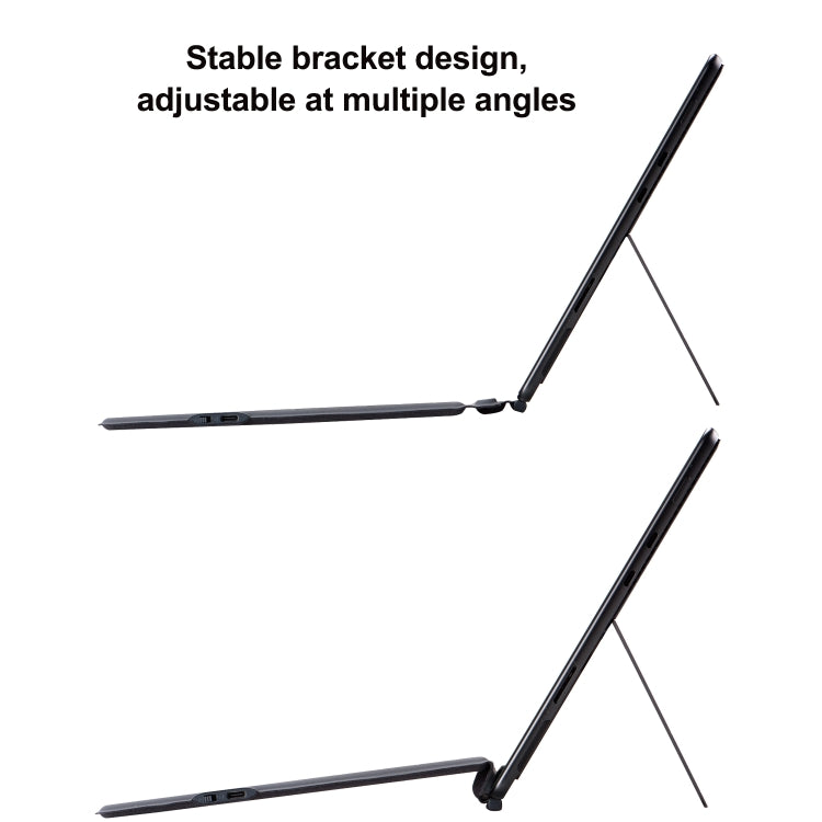 For Microsoft Surface Pro 10 / Pro 9 2089D Backlight Wireless Bluetooth Keyboard Leather Case with Touchpad(Grey) - Others Keyboard by PMC Jewellery | Online Shopping South Africa | PMC Jewellery | Buy Now Pay Later Mobicred