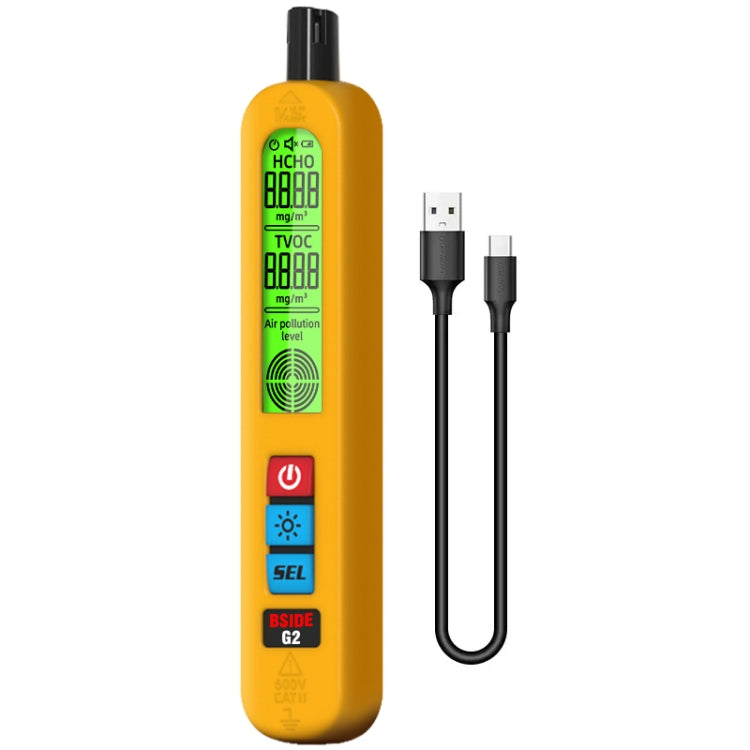 BSIDE G2 Portable Air Quality Detector Indoor Formaldehyde Tester - Air & Water Quality Tester by BSIDE | Online Shopping South Africa | PMC TechLife | Buy Now Pay Later Mobicred