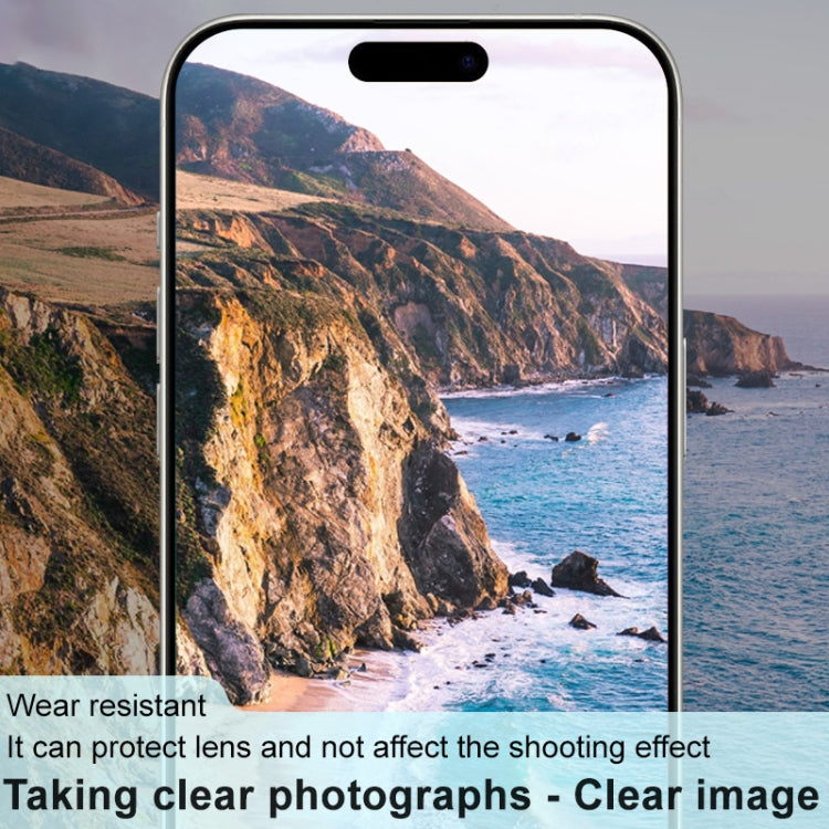For iPhone 16 Pro / 16 Pro Max imak High Definition Integrated Glass Lens Film Black Version - iPhone 16 Pro Tempered Glass by imak | Online Shopping South Africa | PMC TechLife | Buy Now Pay Later Mobicred