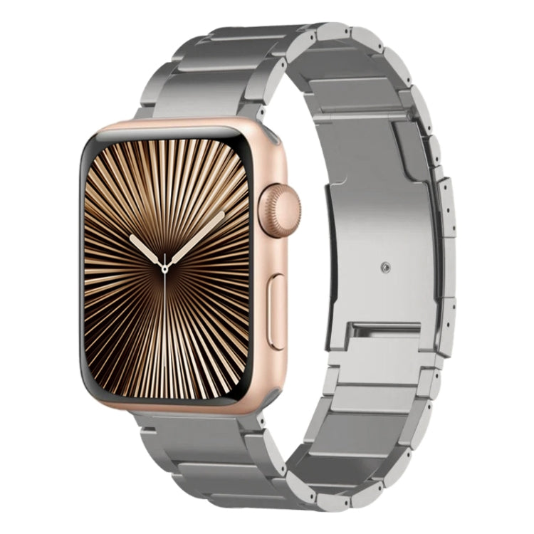 For Apple Watch Series 10 46mm Titanium Metal Watch Band(Silver) - Watch Bands by PMc TechLife | Online Shopping South Africa | PMc TechLife | Buy Now Pay Later Mobicred