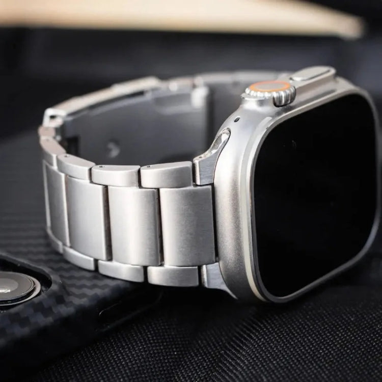 For Apple Watch Series 8 41mm Titanium Metal Watch Band(Silver) - free shipping - PMC TechLife - Order now!