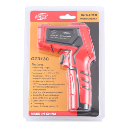 BENETECH GT313C LCD Display Infrared Thermometer, Battery Not Included - Thermostat & Thermometer by BENETECH | Online Shopping South Africa | PMC Jewellery | Buy Now Pay Later Mobicred