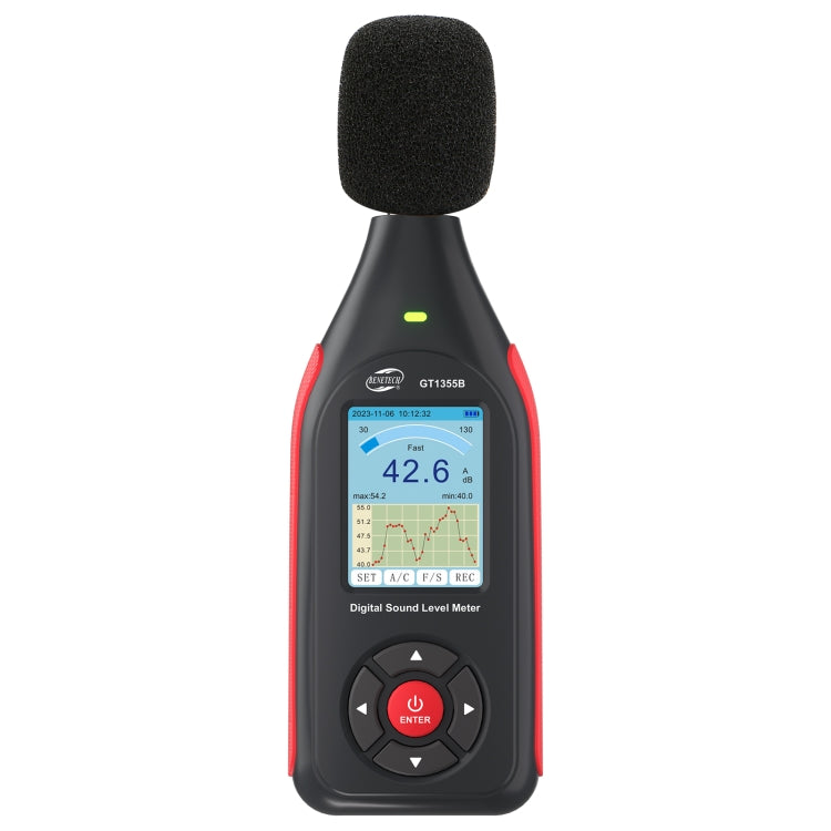 BENETECH GT1355B LCD Display Decibel Tester - Light & Sound Meter by BENETECH | Online Shopping South Africa | PMC TechLife | Buy Now Pay Later Mobicred