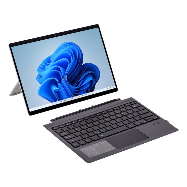 1089DC-PT Portuguese Backlit Magnetic Bluetooth 3.0 Keyboard for Microsoft Surface Pro 7 / 6 / 2017 / 4 / 3(Grey) - Others Keyboard by PMC Jewellery | Online Shopping South Africa | PMC Jewellery | Buy Now Pay Later Mobicred