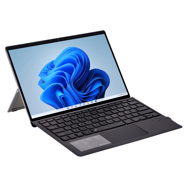 1089DC-FR French Backlit Magnetic Bluetooth 3.0 Keyboard for Microsoft Surface Pro 7 / 6 / 2017 / 4 / 3(Grey) - Others Keyboard by PMC Jewellery | Online Shopping South Africa | PMC Jewellery | Buy Now Pay Later Mobicred