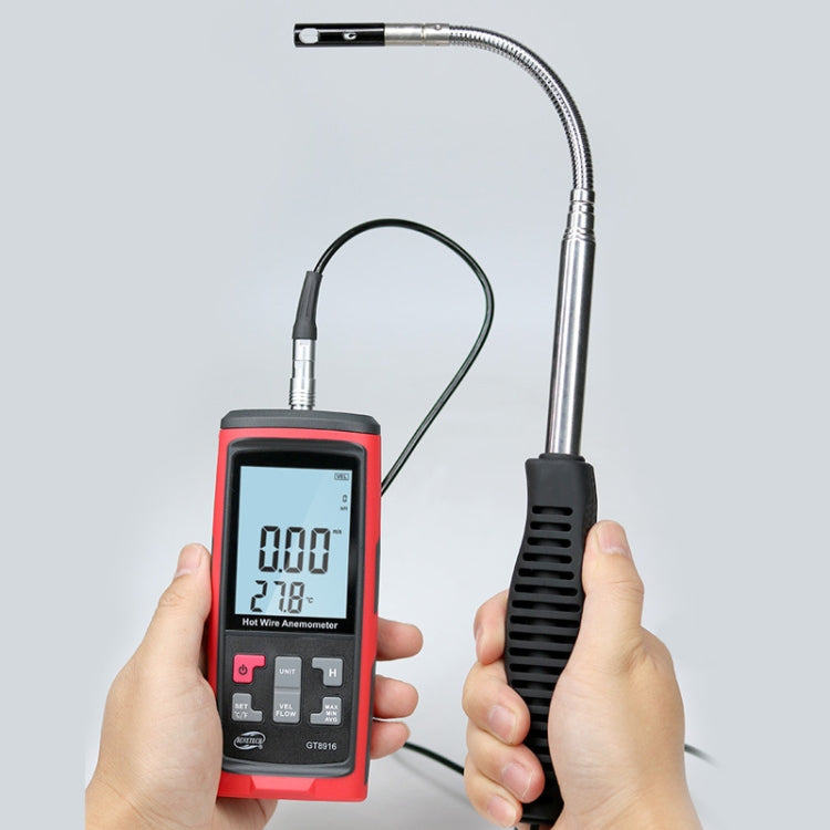 BENETECH GT8616 Handheld Digital LCD Hot Wire Anemometer - free shipping - PMC TechLife - Order now!