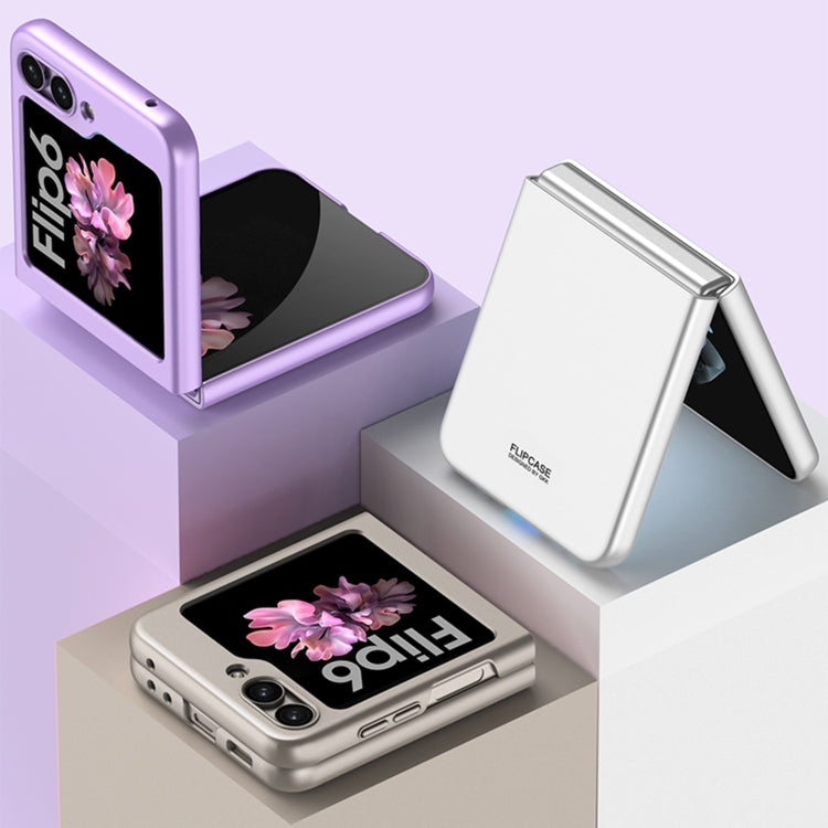 For Samsung Galaxy Z Flip6 / Flip7 FE GKK Ultra-thin Full Coverage Phone Case(Silver) - free shipping - PMC Jewellery - Order now!
