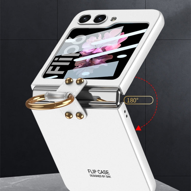 For Samsung Galaxy Z Flip6 / Flip7 FE GKK Integrated Ultra-thin PC Full Coverage Phone Case with Ring Holder(Dream Mirror Purple) - free shipping - PMC Jewellery - Order now!