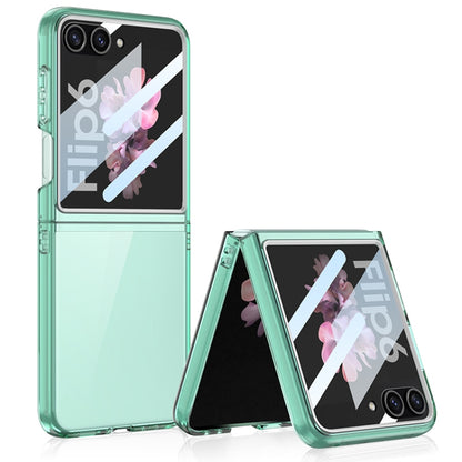 For Samsung Galaxy Z Flip6 GKK Integrated Ultra-thin Large Window PC Phone Case(Green) - Galaxy Z Flip6 5G Cases by GKK | Online Shopping South Africa | PMC Jewellery | Buy Now Pay Later Mobicred