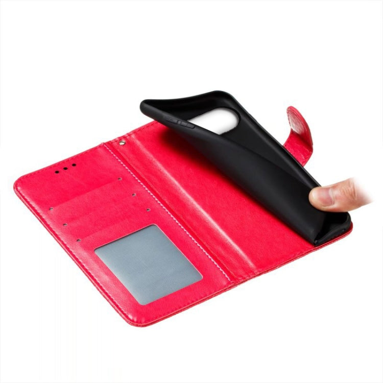 For Google Pixel 9 Lace Flower Embossing Flip Leather Phone Case(Red) - Google Cases by PMC TechLife | Online Shopping South Africa | PMC TechLife | Buy Now Pay Later Mobicred