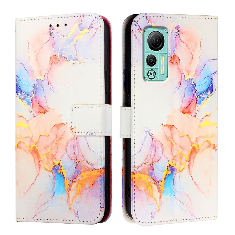 For Ulefone Note 14 PT003 Marble Pattern Flip Leather Phone Case(Galaxy Marble White) - Ulefone Cases by PMC Jewellery | Online Shopping South Africa | PMC Jewellery | Buy Now Pay Later Mobicred