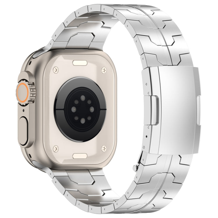 For Apple Watch Series 4 40mm Turtle Buckle Titanium Alloy Watch Band(Silver) - free shipping - PMC TechLife - Order now!