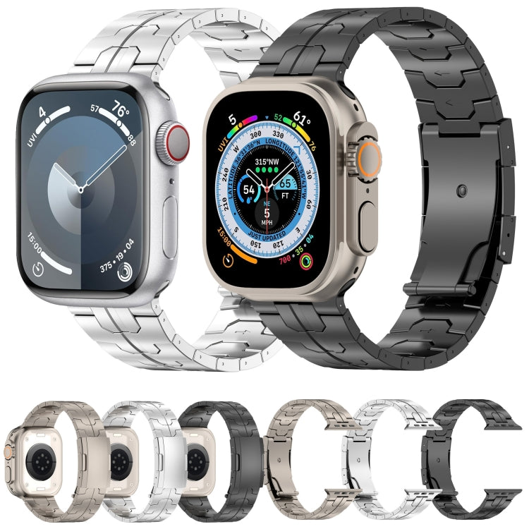 For Apple Watch Series 4 44mm Turtle Buckle Titanium Alloy Watch Band(Silver) - free shipping - PMC TechLife - Order now!