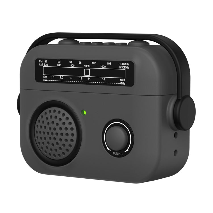 For AirPods Pro 2 Radio Style Wireless Bluetooth Earphones Shockproof Protective Case(Dark Grey) - For AirPods Pro 2 by PMC Jewellery | Online Shopping South Africa | PMC Jewellery | Buy Now Pay Later Mobicred