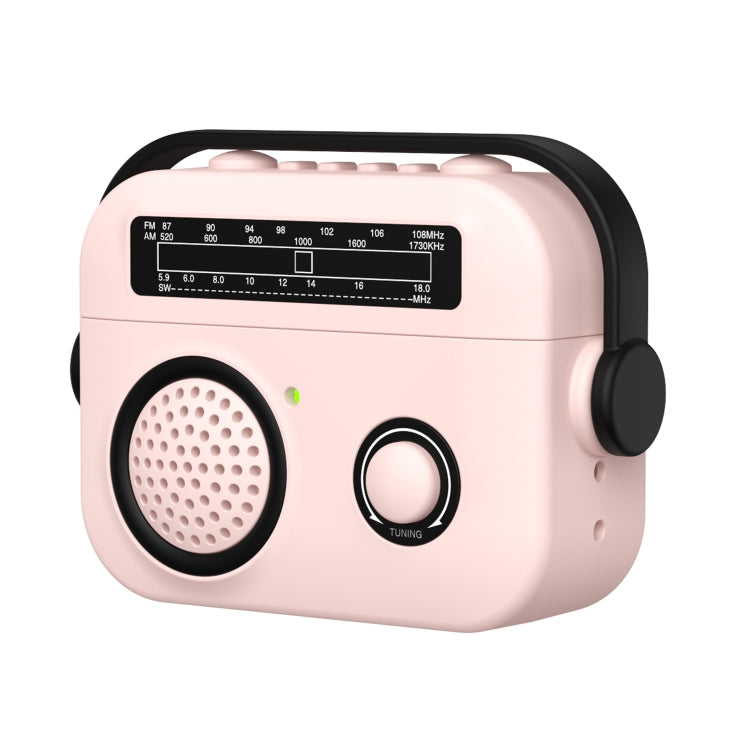 For AirPods Pro Radio Style Wireless Bluetooth Earphones Shockproof Protective Case(Pink) - For AirPods Pro by PMC Jewellery | Online Shopping South Africa | PMC Jewellery | Buy Now Pay Later Mobicred
